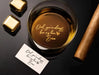 Personalized engraved whiskey glass with hidden message, luxury Valentine’s gift for him
