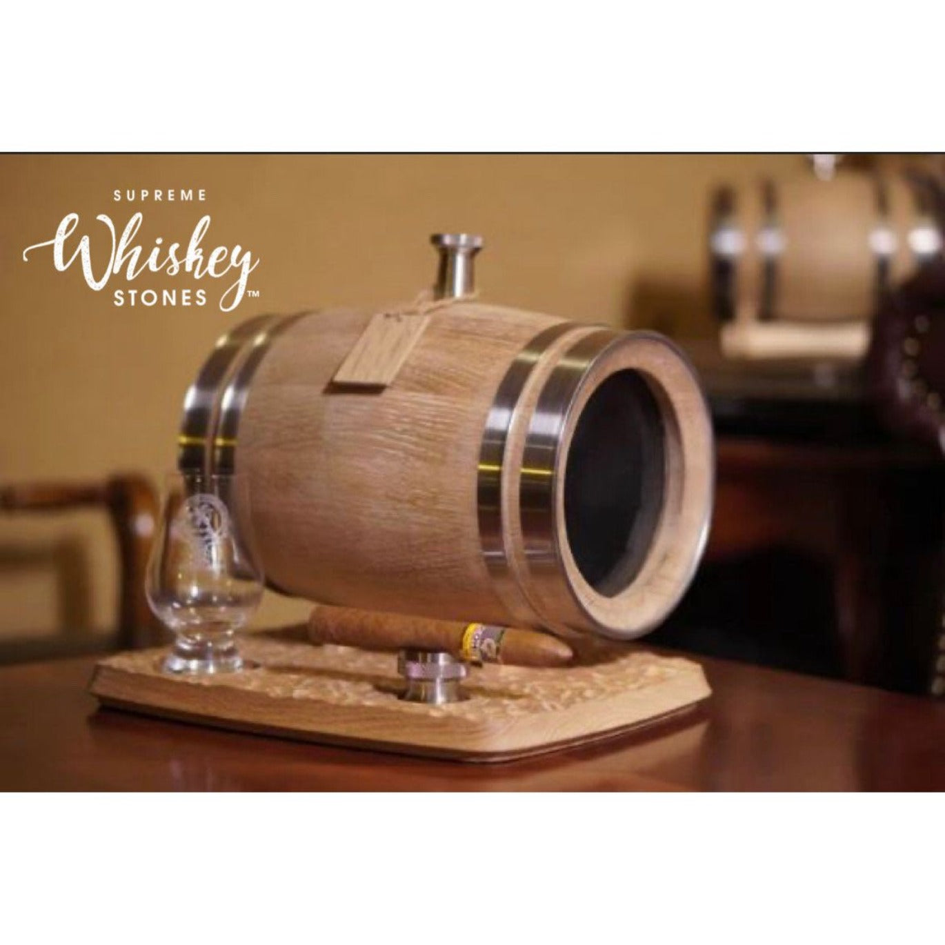 Handcrafted 3L Small Charred Oak Barrel